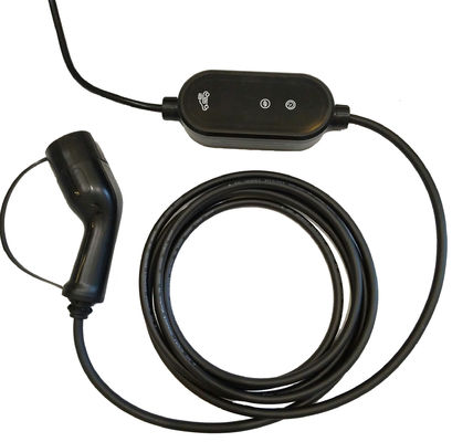 مینی کوپر EV EV شارژر قابل حمل، AC، تک فاز، 110-250v، 32a، 7.3kwh، نوع 2 iec-62196-2، CEE پلگ صنعتی، طول 5 متر یا سطح 2 شارژر برقی برقی خانه برای اتومبیل های الکتریکی