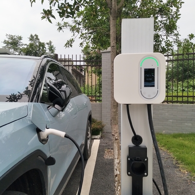 شارژر دیواری EV AC با توان 22 کیلووات، 32 آمپر، IP65 با قابلیت شارژ تاخیری