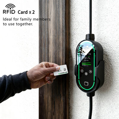 خرید شارژر EV قابل حمل با محافظت IP67 16A حداکثر خروجی فعلی و صفحه نمایش OLED 2.4 اینچی ساخت آنلاین
