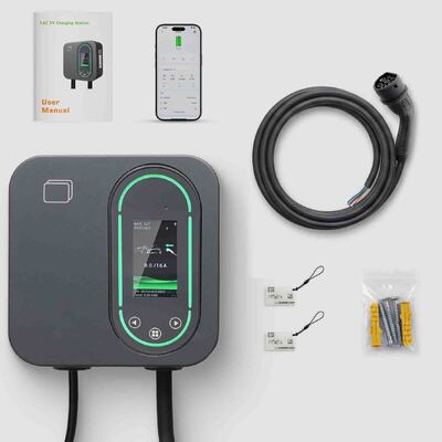 خرید 22kW EV شارژر ایستگاه دیوار خورشیدی 32A 480V با جعبه تعادل بار پویا ساخت آنلاین