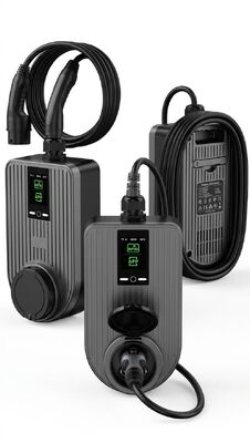 خرید IP66 شارژر هوشمند 7.4kW Wallbox EV با نوع 2 و کنترل اپلیکیشن ساخت آنلاین