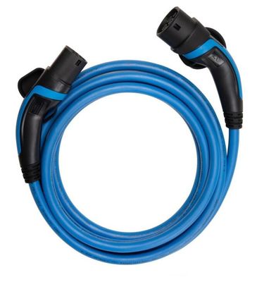 24 ماه گارانتی 16A 250V نوع 2 تا نوع 2 شارژر اتومبیل برقی iec 62196-2 ev plug charging cable