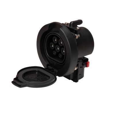 32A 480V 22kW لوازم جانبی شارژ EV نوع 2 سوکت شارژر EV برای ایستگاه شارژ