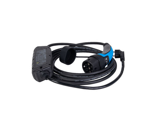 OEM EVSE نوع 2 قابل حمل EV شارژر تک فاز 5 متر کابل