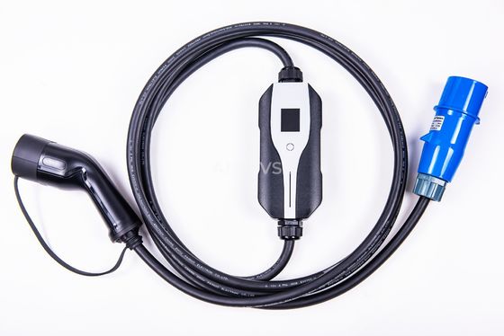خرید نوع 1 و نوع 2 شارژر EV قابل حمل 16A با پلاگین IEC309 CEE ساخت آنلاین