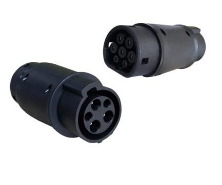 خرید 32A 250V Type 2 شارژ اتومبیل در نوع 1 ایستگاه شارژ ایستگاه رابط آداپتور نوع 2 به نوع 1 EV آداپتور ساخت آنلاین