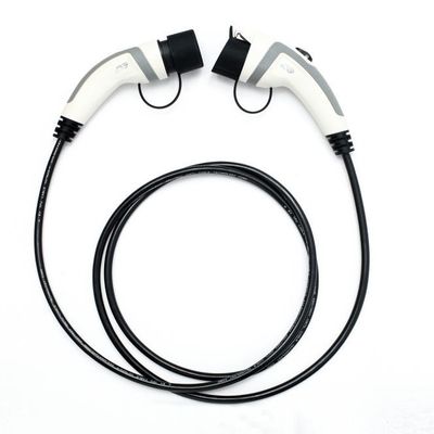 خرید TUV Type 1 To Type 2 16A TPU EV Charger Cable White Cladding ساخت آنلاین