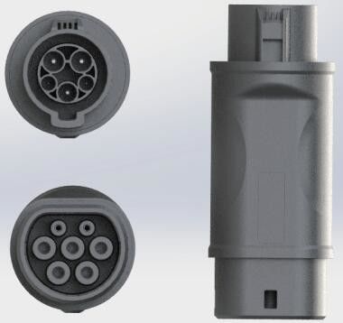 خرید آداپتور کابل شارژ 220V 32A EV نوع 2 به آداپتور EV نوع 1 ساخت آنلاین