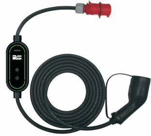 قیمت مناسب شارژر EV سیار قابل حمل 11 کیلوواتی 400 ولتی 400 ولتی با دوشاخه قرمز CEE آنلاین