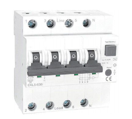 قیمت مناسب 0.03mA RCD RCCB RCBO قطع کننده مدار نوع B 4 قطب برای حفاظت آنلاین