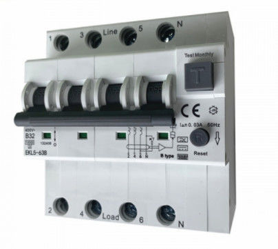 قیمت مناسب IEC 62423 32A RCD مدار شکن MCB RCCB RCBO با حفاظت از جریان بیش از حد آنلاین